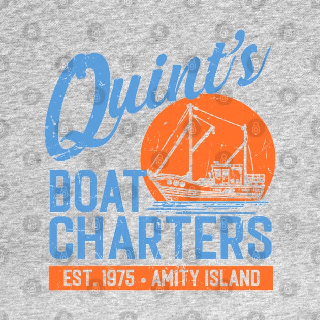 Quint's Boat Charters by PopCultureShirts